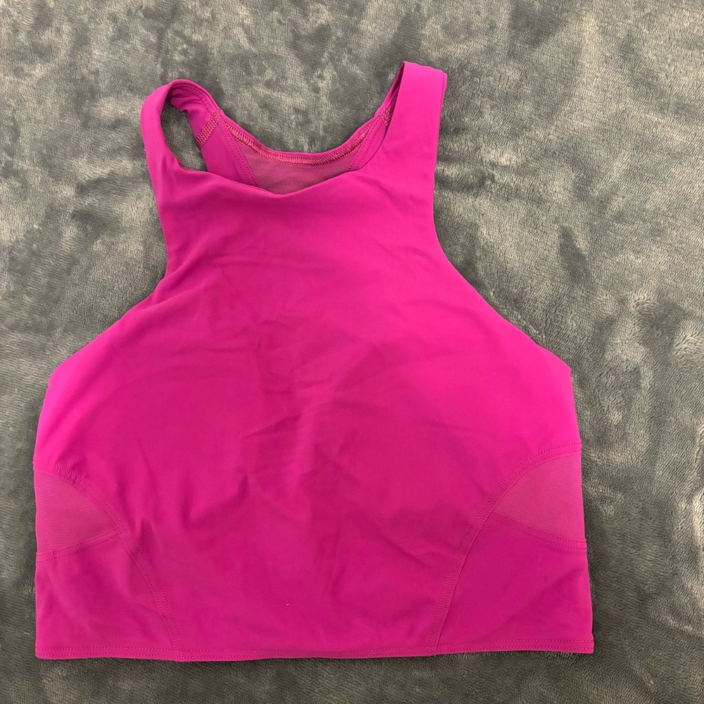 Lululemon Athletica Magenta Sleeveless Top
